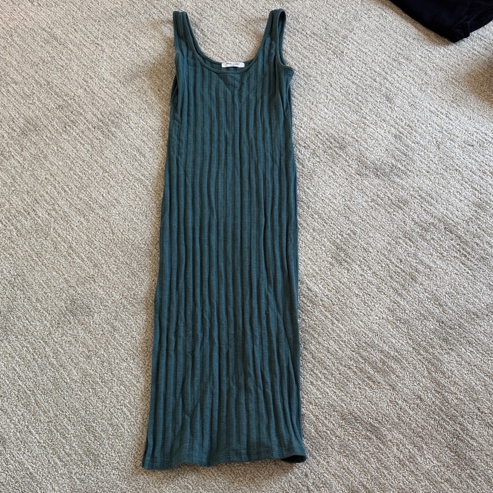 Project Social T Ribbed Maxi Dress - Teal